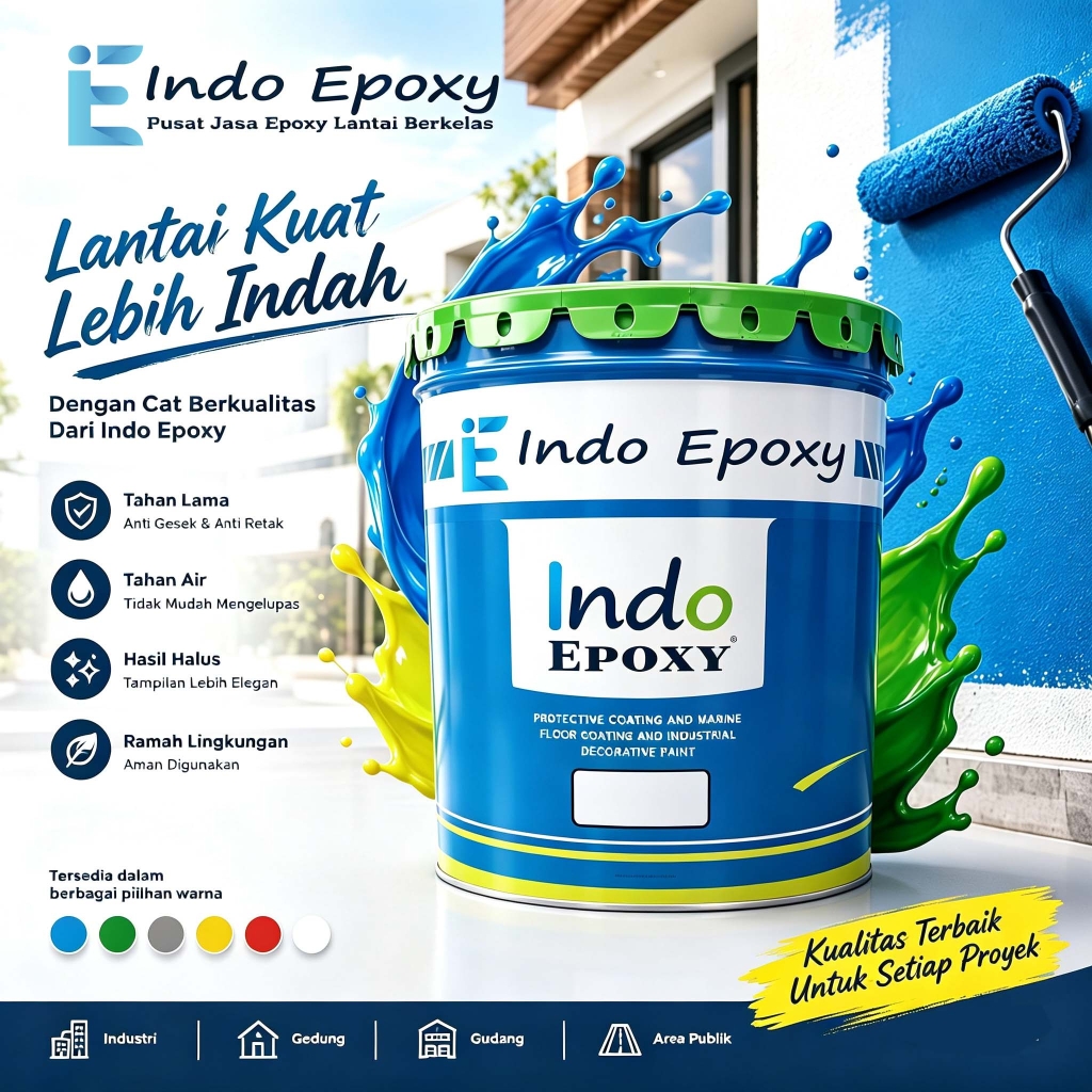 Rekomendasi Merk Cat Epoxy Lantai Terbaik